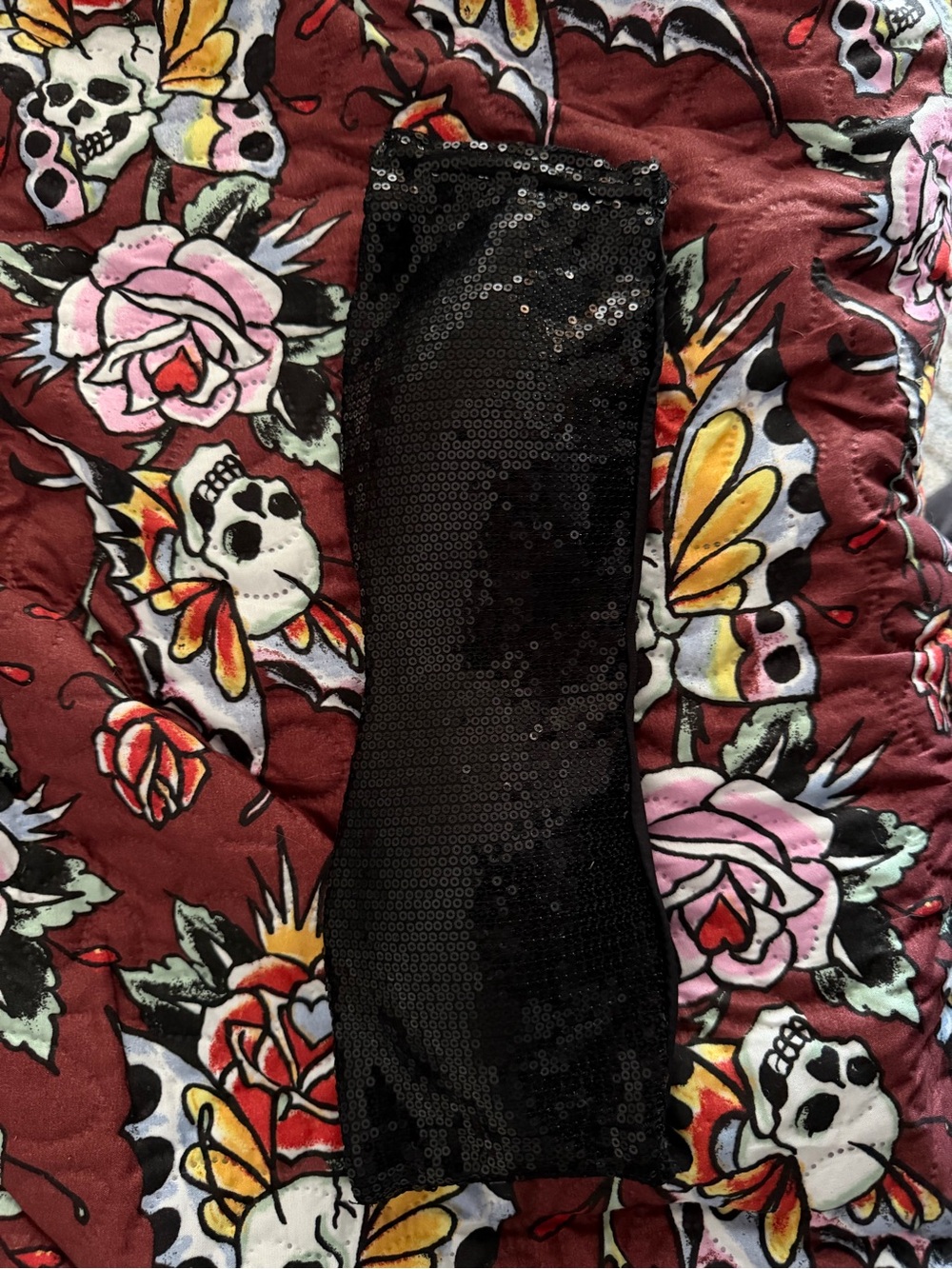 Black Sequin Tube top
